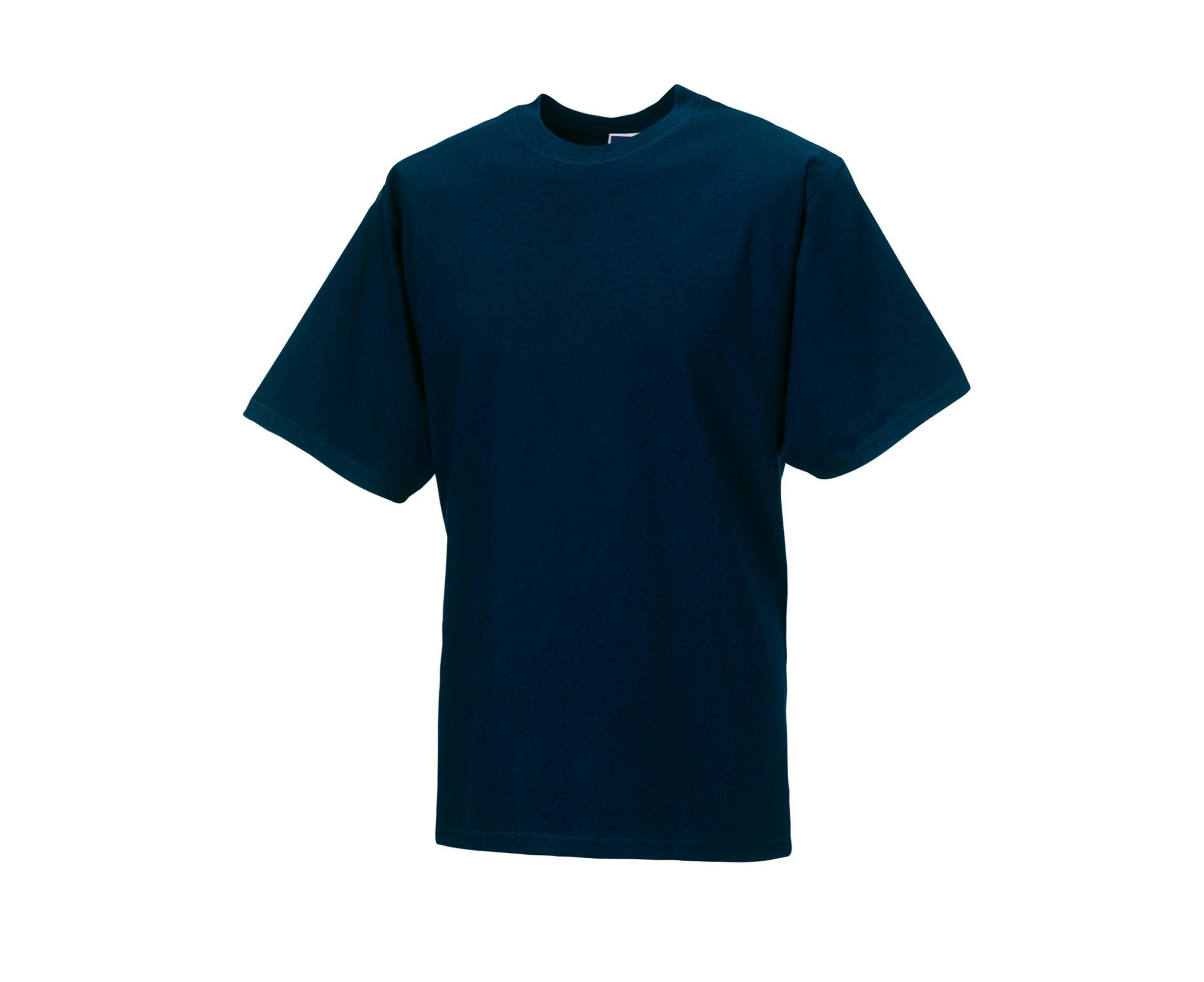 Russell Mens Organic Short-Sleeved T-Shirt (French Navy) - BC4713