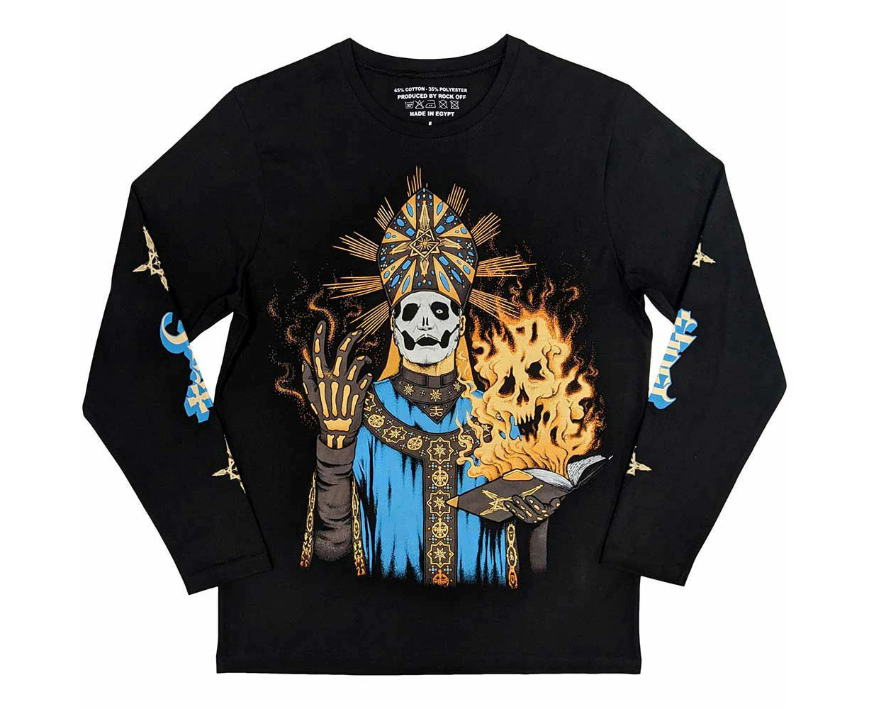 Ghost The Burning Band Logo Long Sleeve T Shirt