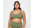 Target Crinkle High Waisted Swim Bikini Briefs