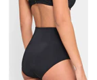 Target Resort High Waisted Rib Bikini Briefs - Shape Your Body