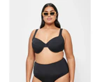 Target Resort High Waisted Rib Bikini Briefs - Shape Your Body