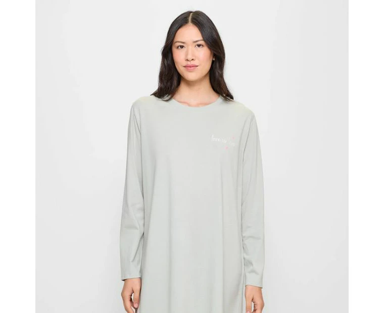 Target Long Sleeve Sleep T-Shirt Nightie