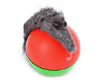 Fun Pet Teaser Toy Electronic Nutria Toy Waterproof Beaver Toy Ball Auto Move