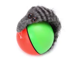 Fun Pet Teaser Toy Electronic Nutria Toy Waterproof Beaver Toy Ball Auto Move