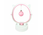 for Cat Toy Automatic Swinging Balls Kitten Exercise Toys Kitty Interactive Toy - Pink