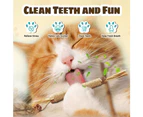 Chew Toy for Cats Teeth Cleaning Cats Teething Toy Matatabi Chew Sticks - 3 pack - large