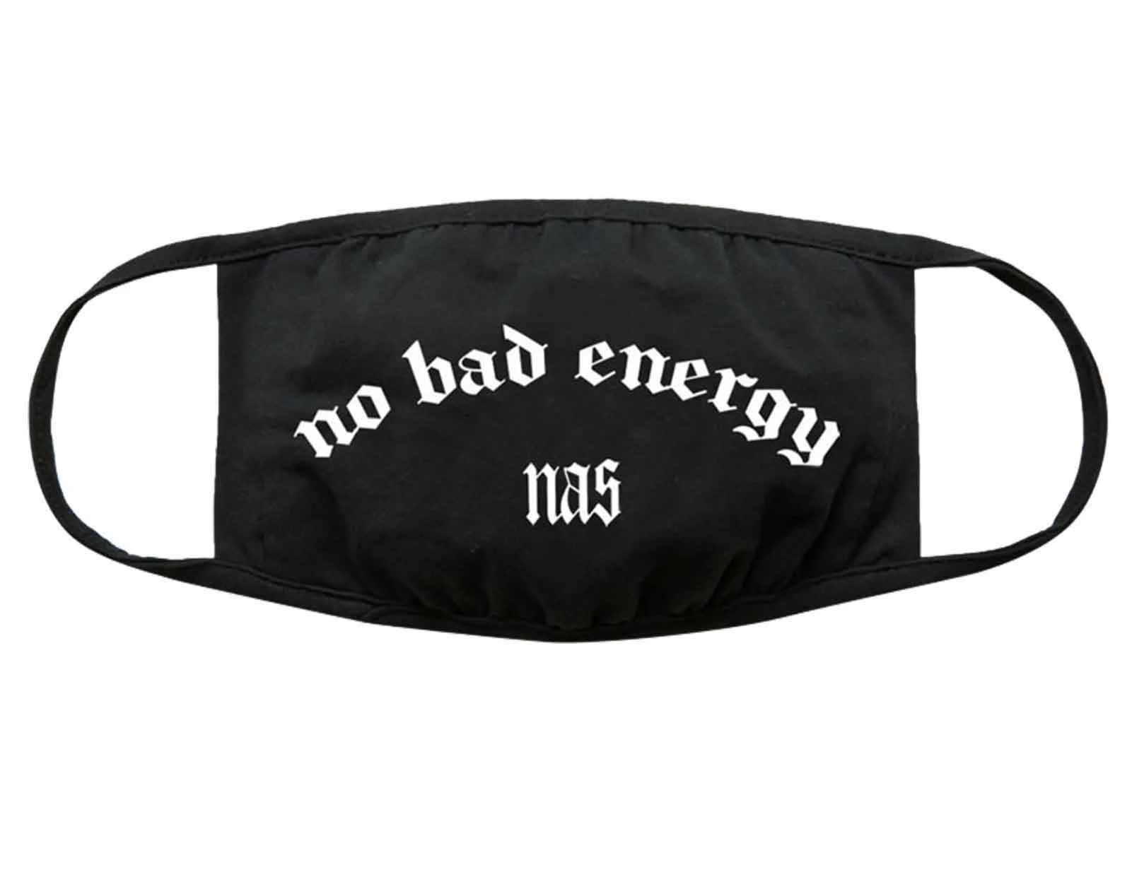 Nas Face Mask Bad Energy Official  Protective Covering Washable Reusable