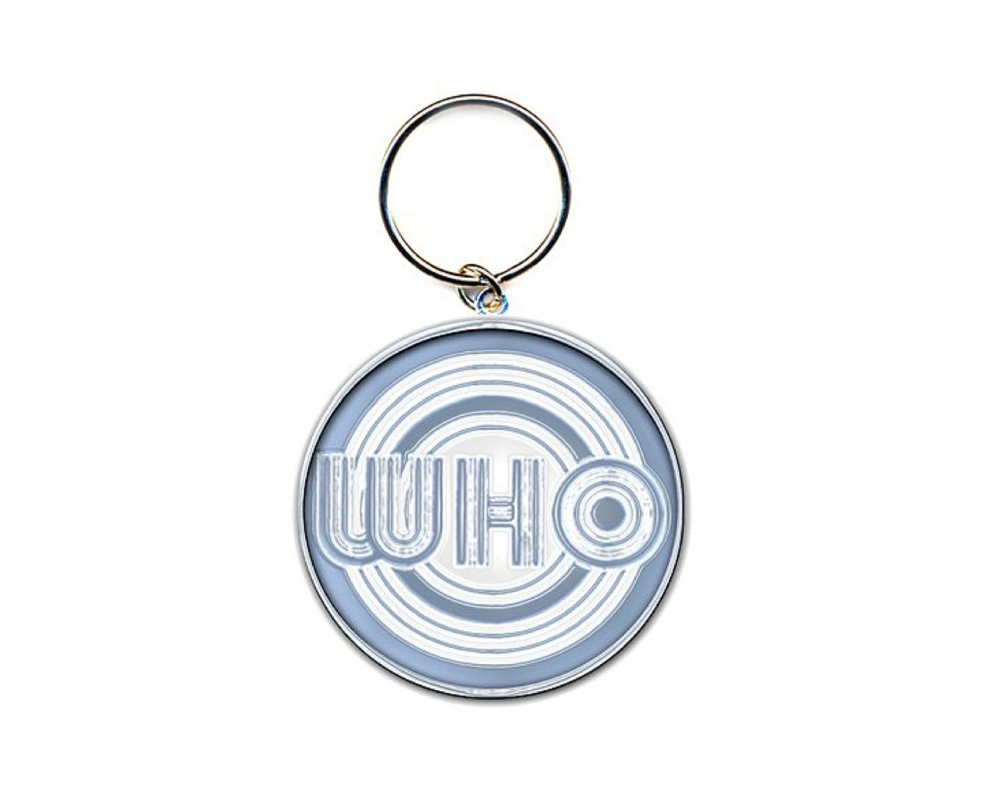 The Who Keyring Keychain Circles Band Logo  Official Metal