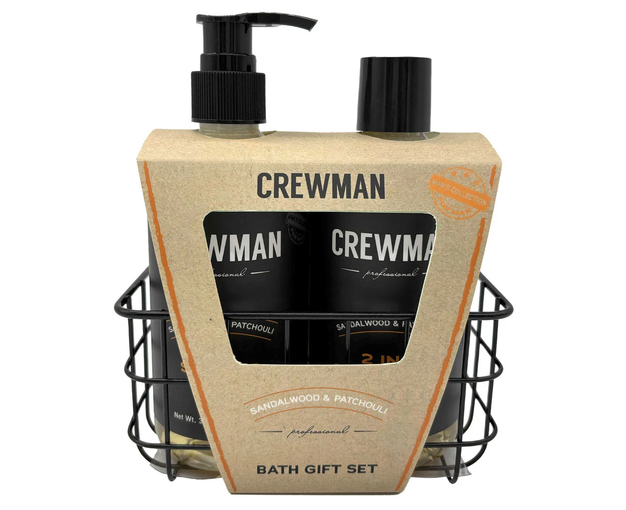 Crewman 2 Piece Sandlewood Patchouli Sented Bathing Gift Set