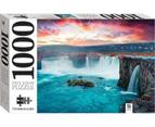 Mindbogglers 1000 Piece Jigsaw: Godafoss Waterfall, Iceland