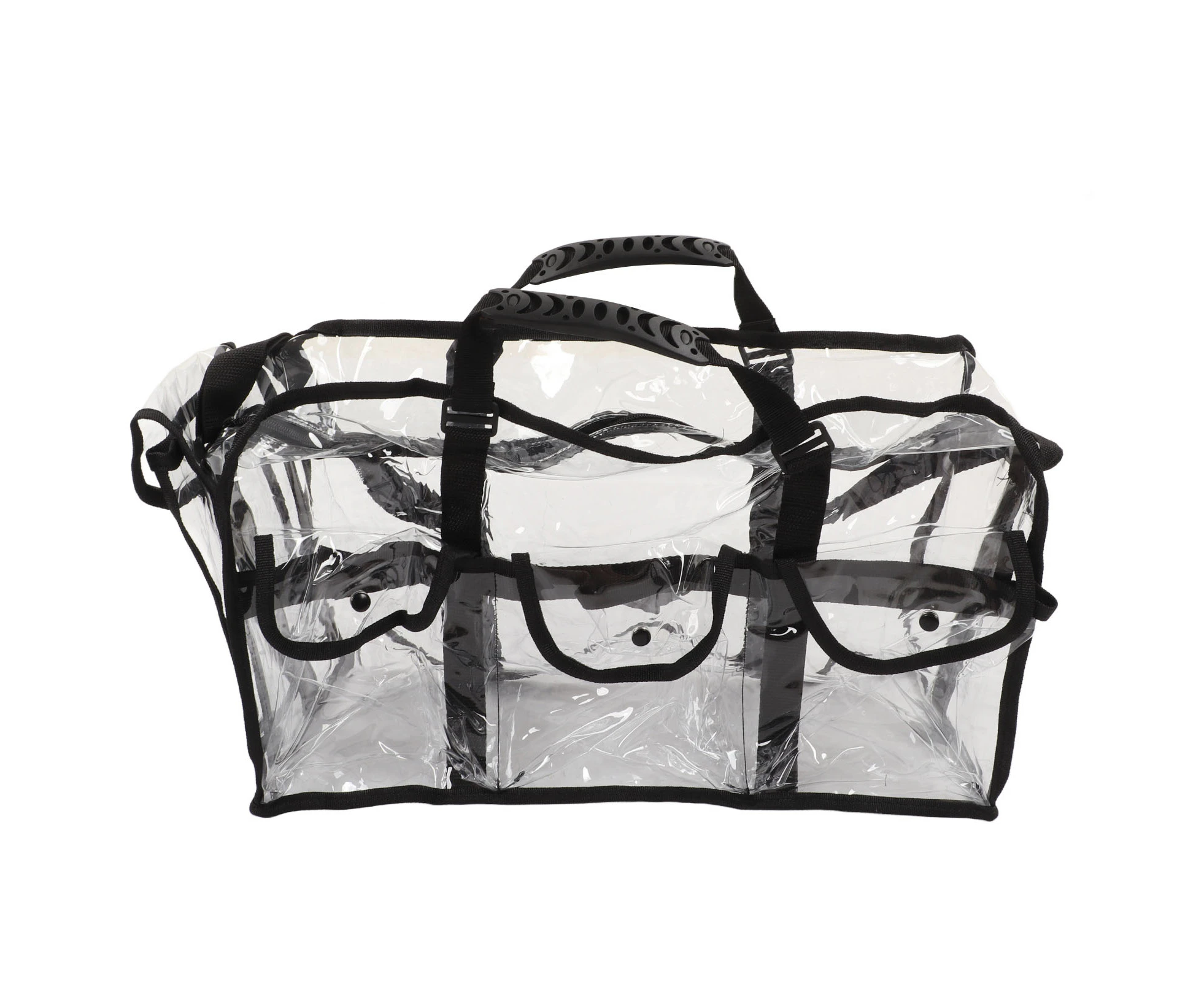 Transparent Shoulder Handbag Storage Large Capacity for Work Travelling Makeup Products Tissue