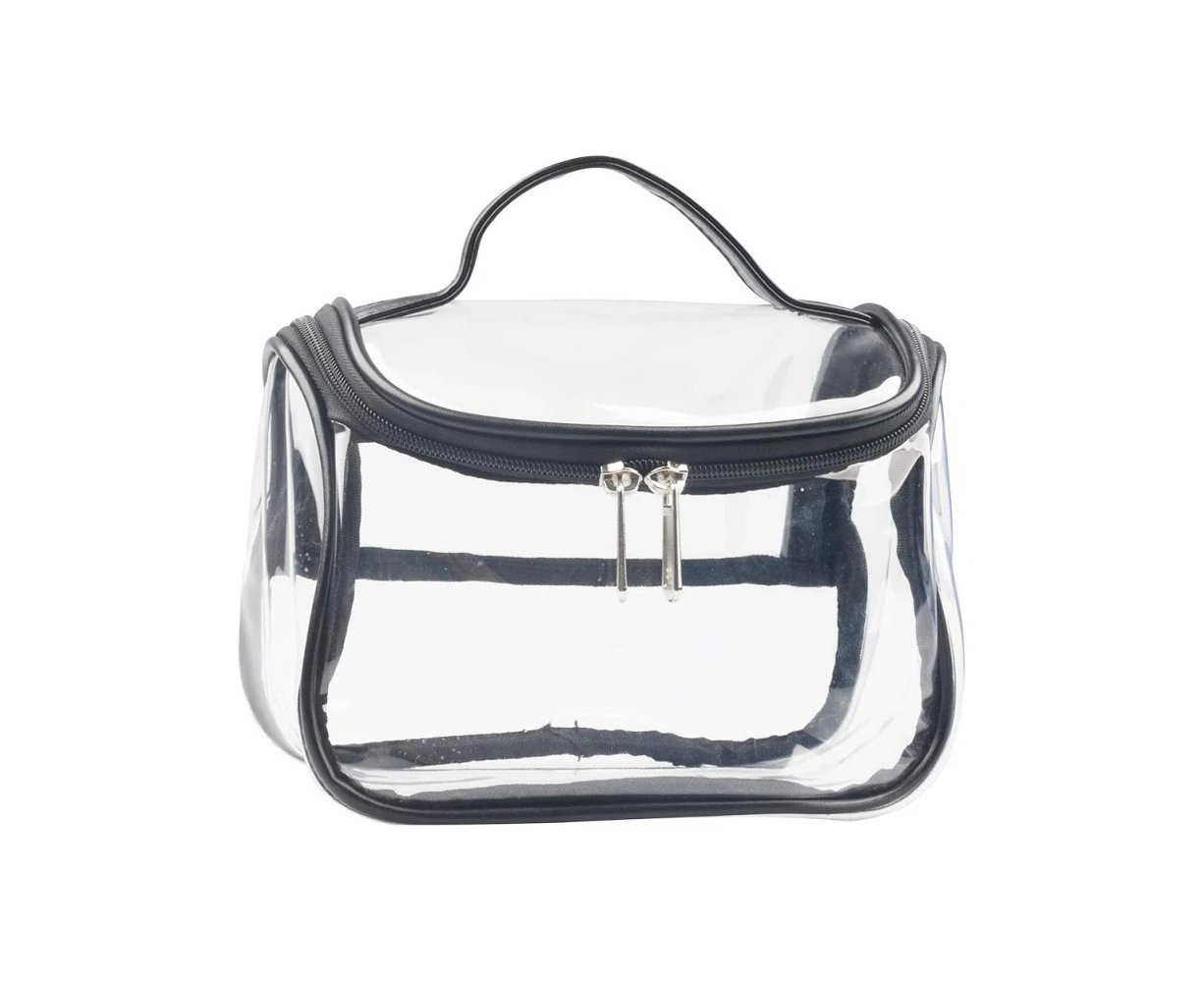 Transparent, simple, waterproof and large-capacity fitness toiletry bag