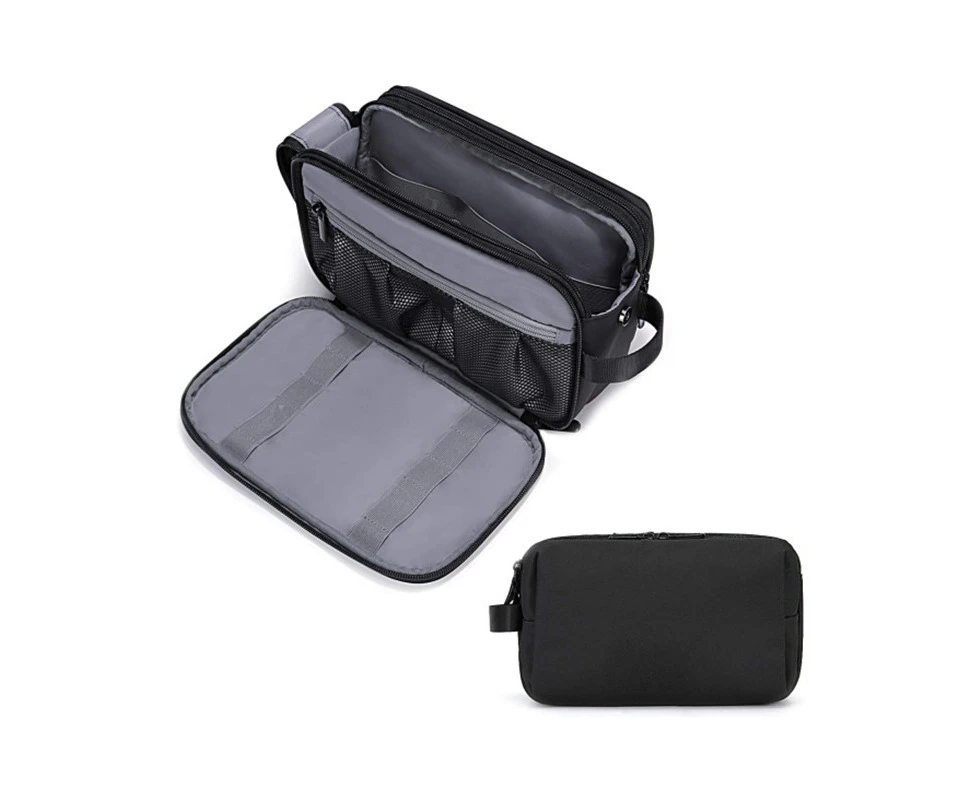 1 piece Toiletry bag for men,travel toiletry bag cosmetic bag black