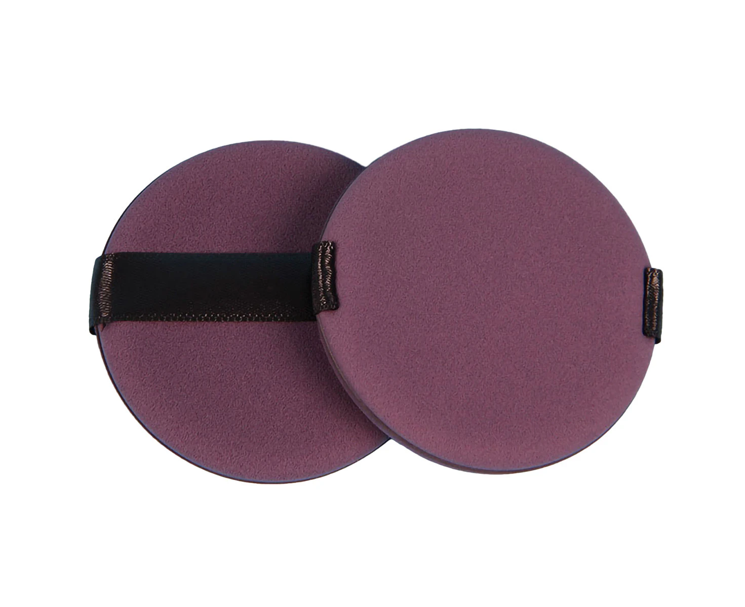 1pcs Powder Puff(Dark Purple Round),Face Soft Dual Sided Cushion Puff Cosmetic Puff Sponge Powder Wet Dry Makeup Tool