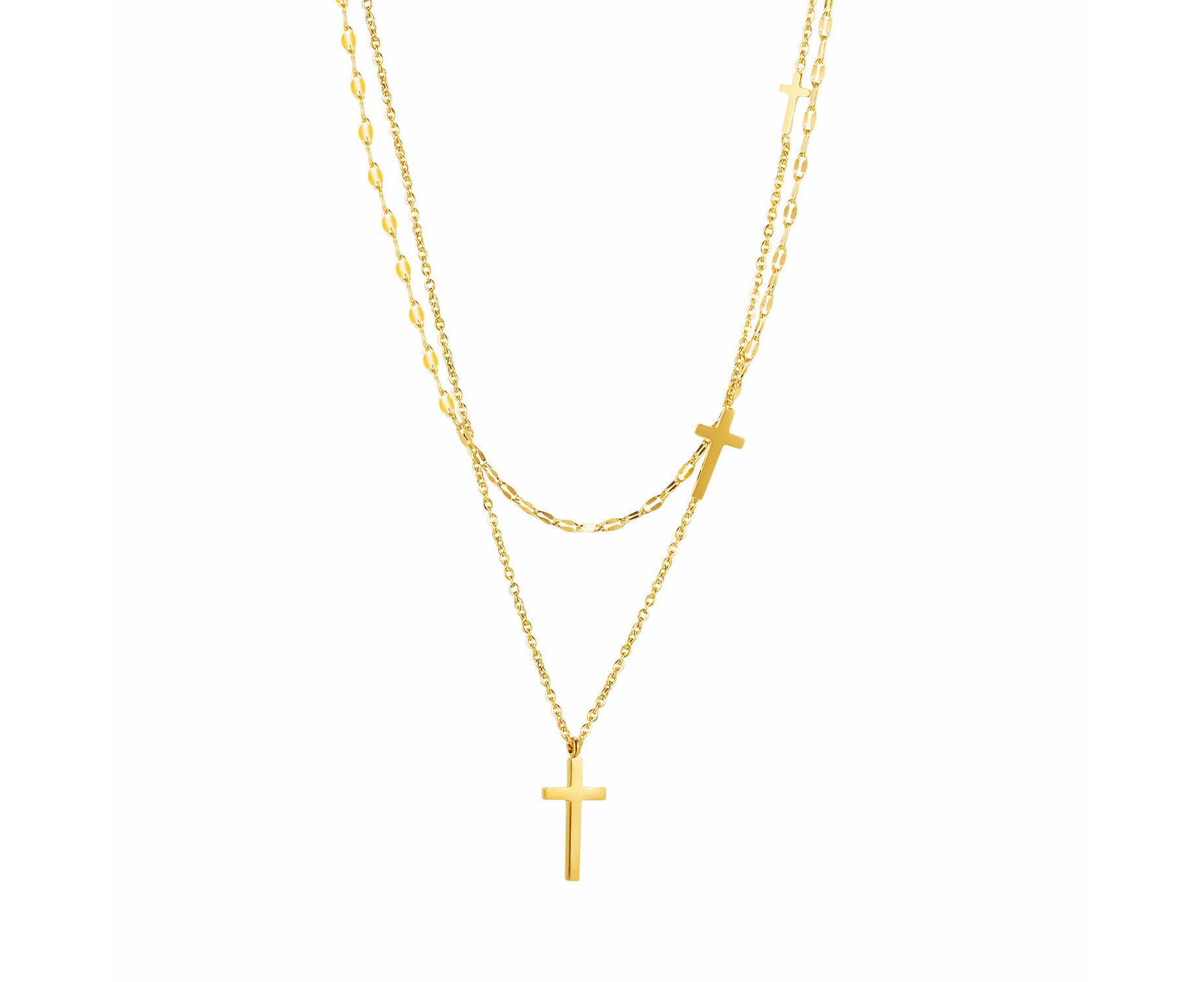 Dainty Chain Necklaces For Women,Stylish Minimalist Design Pendant Necklaces,GX2020-Gold