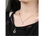 Butterfly Pendant Necklace For Women-Gold