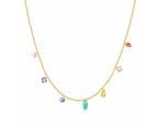 Cute Dainty Love Pendant Necklaces For Women-Gold