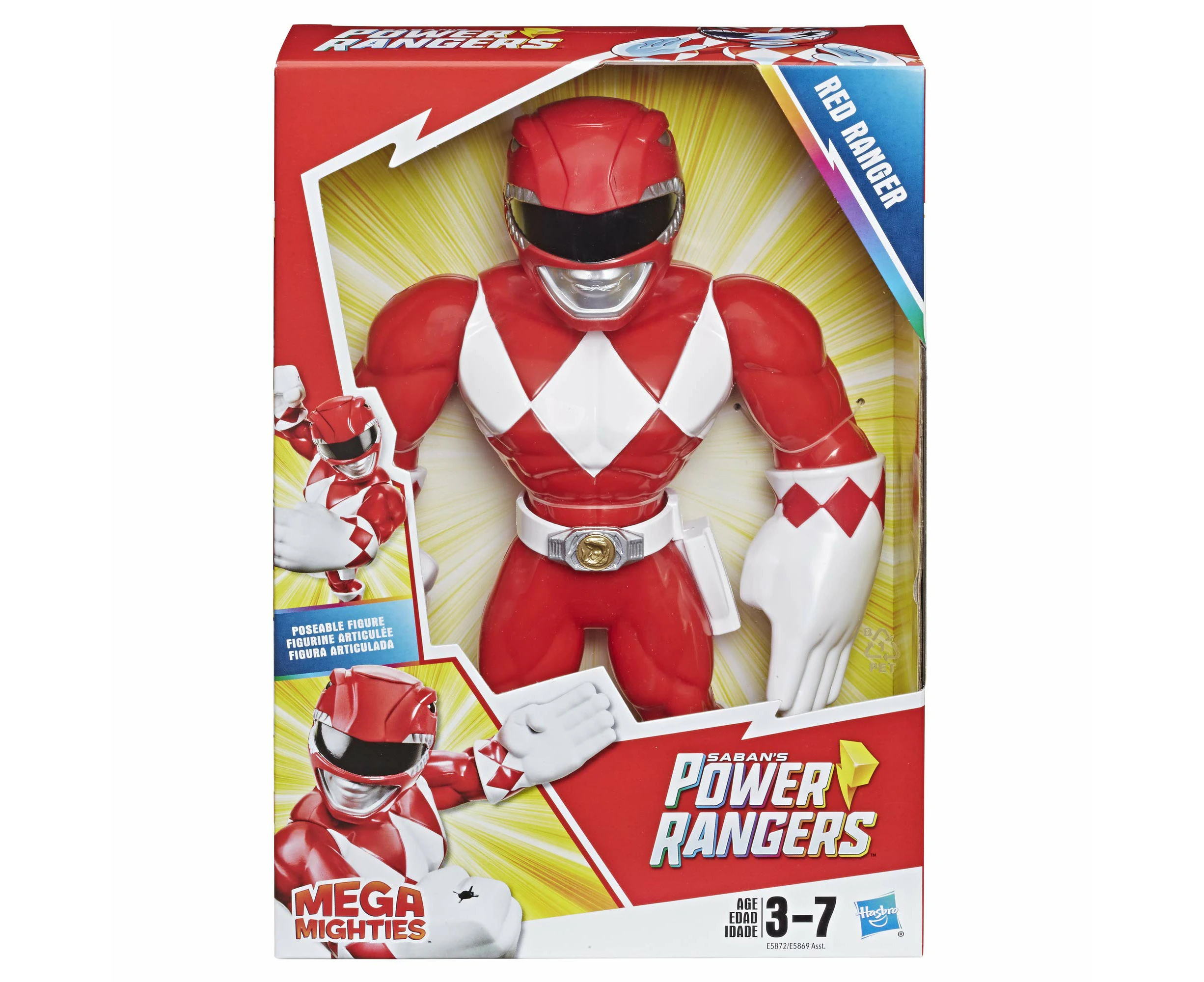 Power Rangers - Playskool Heroes - Mighty Morphin Power Rangers - 10 Inch Red Ranger