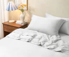 Sheraton Luxury Maison 1000TC Cotton Rich Quilt Cover Set - White