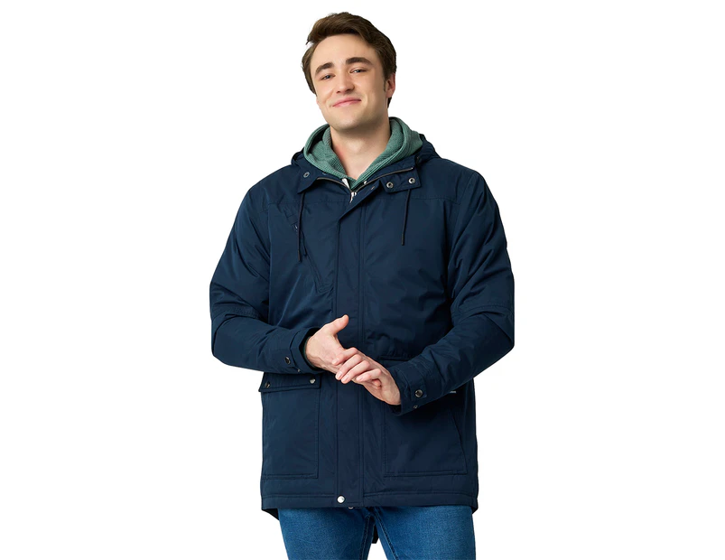 Rainbird Men's Cirrus Waterproof Parka - Dark Denim