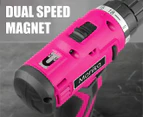 Monika 12V Pink Lithium Cordless Drill