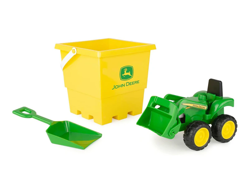 John Deere Green Tractor Sand Pit Set