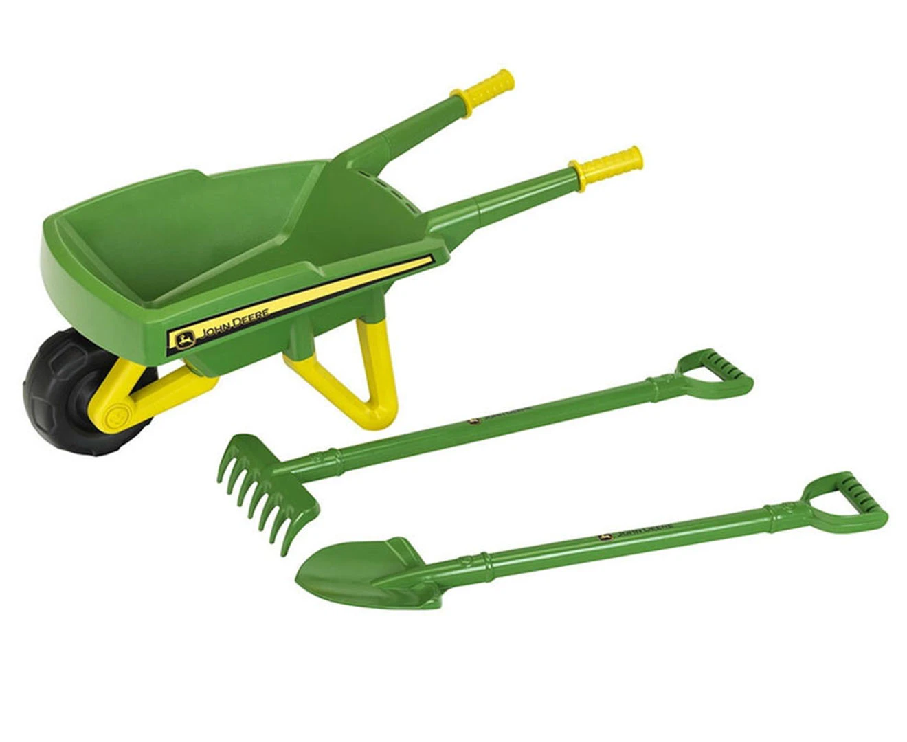 John Deere 3-Piece Wheelbarrow Toy Set