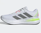 Adidas Men's Galaxy 7 Running Shoes - White/Iron Met/Lucid Lemon