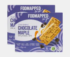 2 x 6pk Fodmapped Oven Baked Bars Chocolate Maple 210g