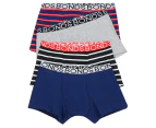 Bonds Boys' Trunks 4-Pack - Blue/Red/Grey