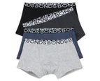 Bonds Boys' Trunks 4-Pack - Black/Greyscale