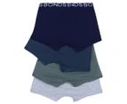 Bonds Boys' Trunks 4-Pack - Black/Navy/Grey/Khaki