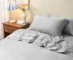 Sheraton Luxury Maison 1000TC Cotton Rich Quilt Cover Set - Dove Grey