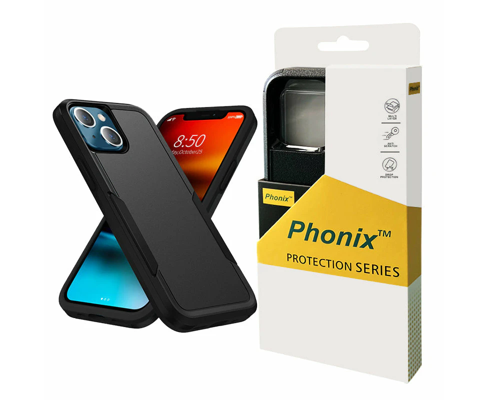 Phonix Case For Iphone 14 Phonix Black Armor Light Case