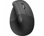 Logitech Lift Vertical Ergonomic Wireless Mouse Graphite