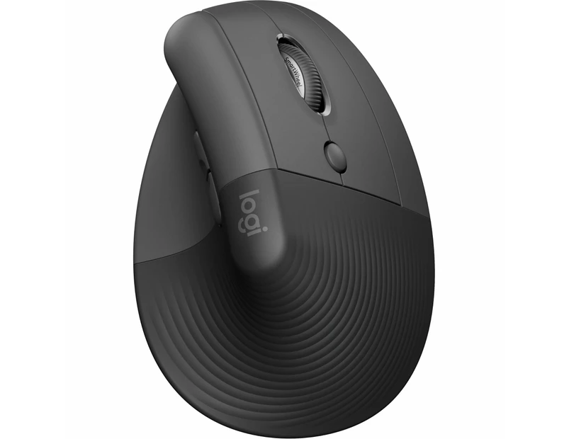 Logitech Lift Vertical Ergonomic Wireless Mouse Graphite