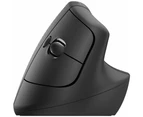 Logitech Lift Vertical Ergonomic Wireless Mouse Graphite