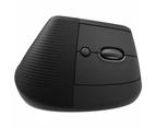 Logitech Lift Vertical Ergonomic Wireless Mouse Graphite