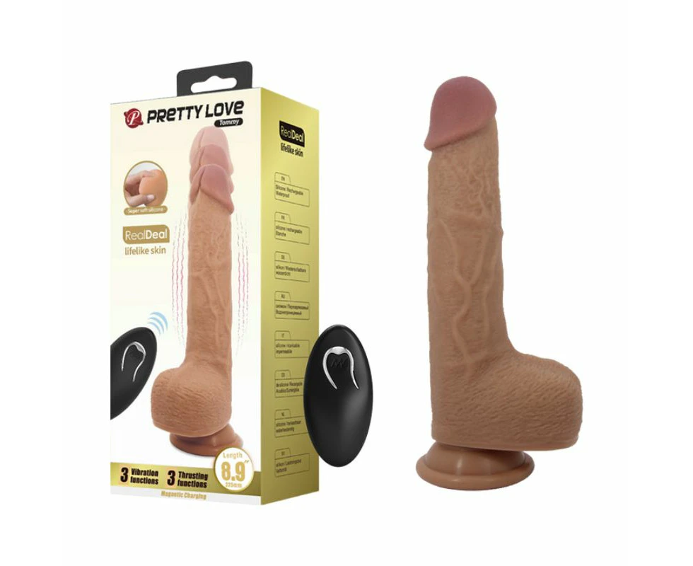 Pretty Love Rechargeable Tommy Dong - Flesh