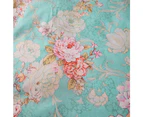 All Size Bed Quilt Duvet Doona Cover Set Cotton Bedding - Flora Green