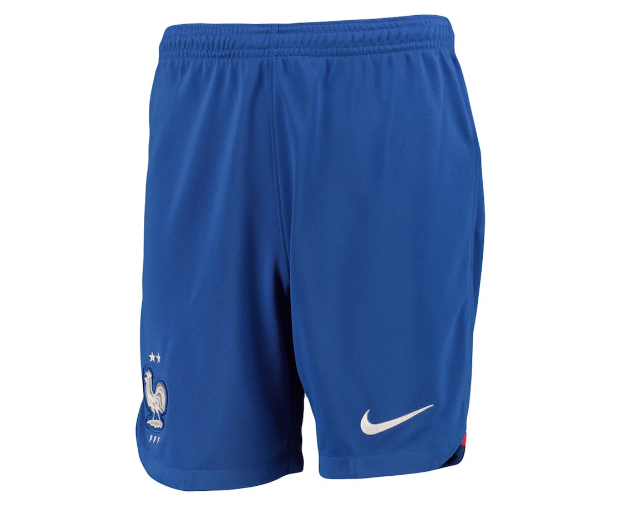 2022-2023 France Away Shorts (Blue) - Kids