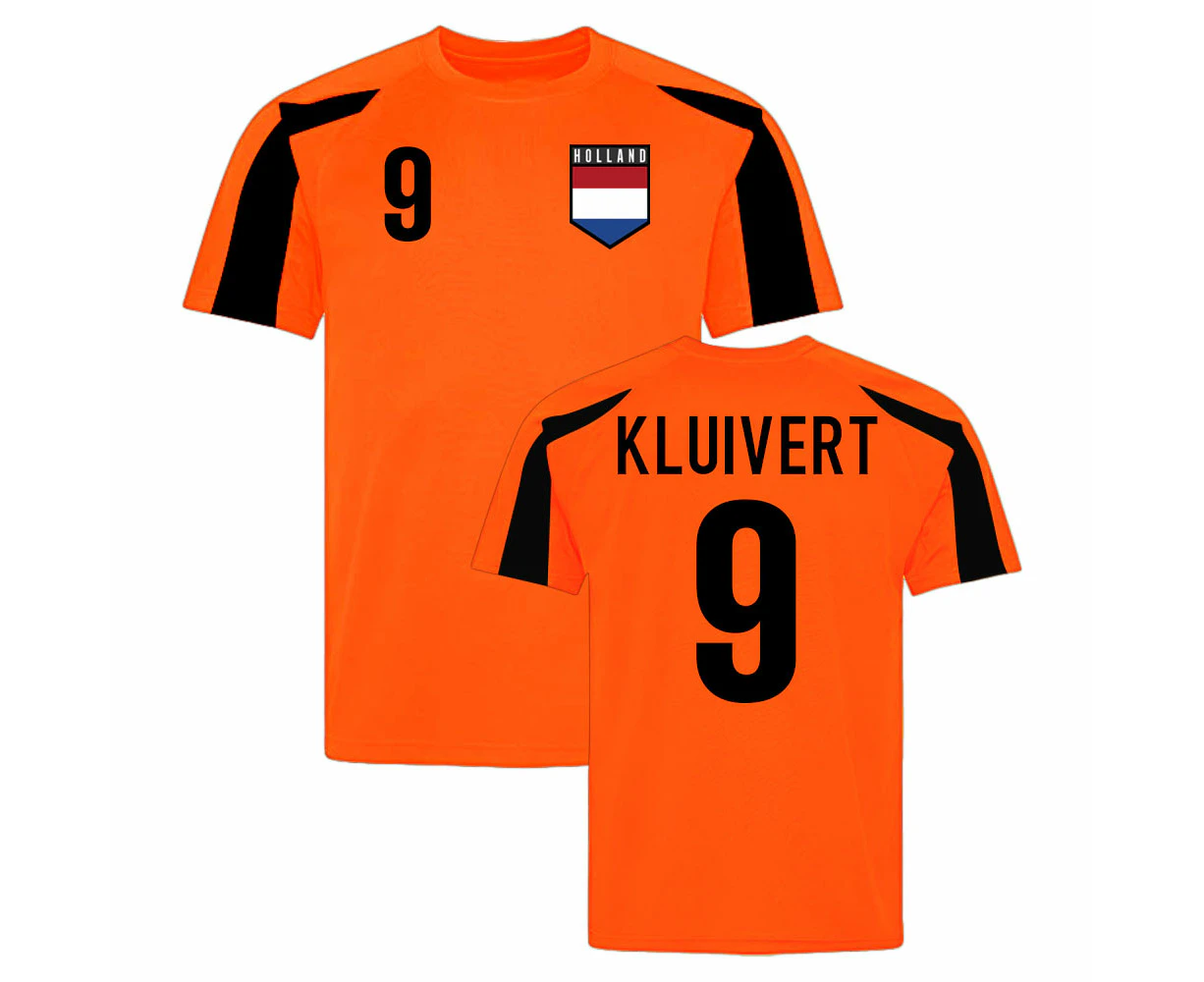 Holland Sports Training Jersey (Orange-Black) (Kluivert 9)