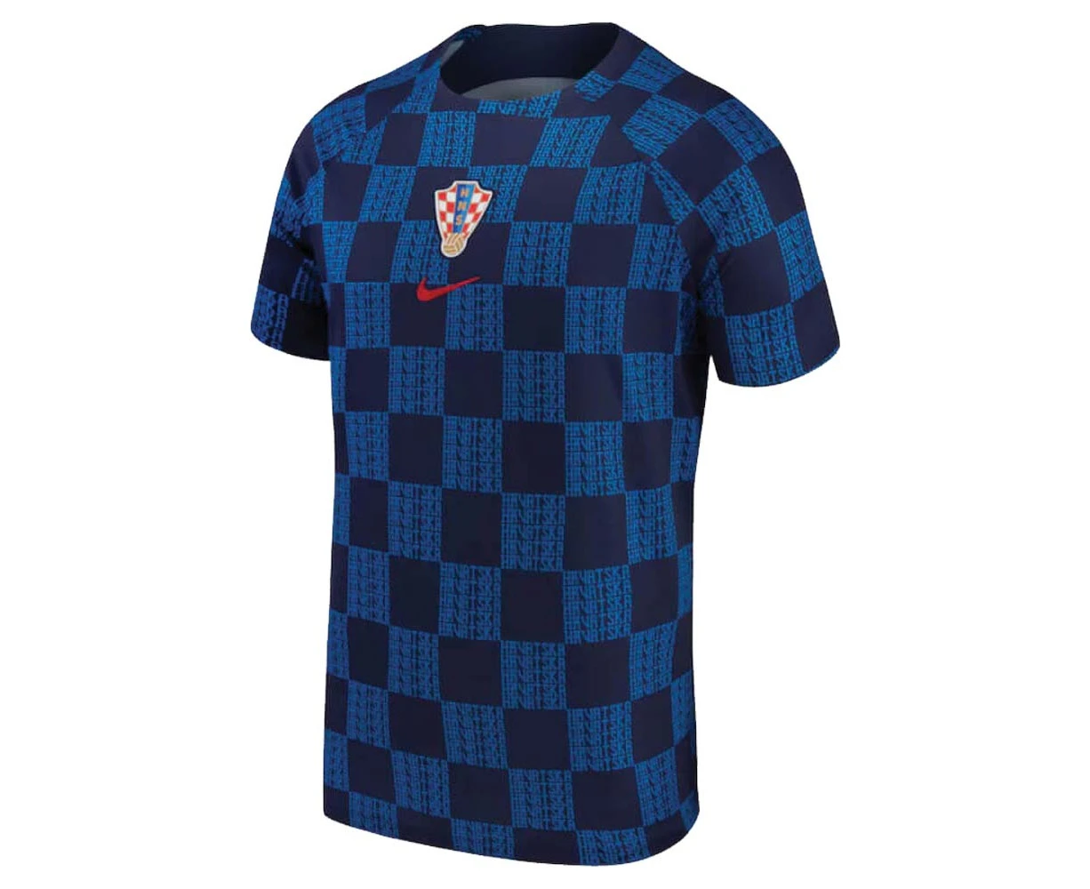 2022-2023 Croatia Pre-Match Training Shirt (Navy)