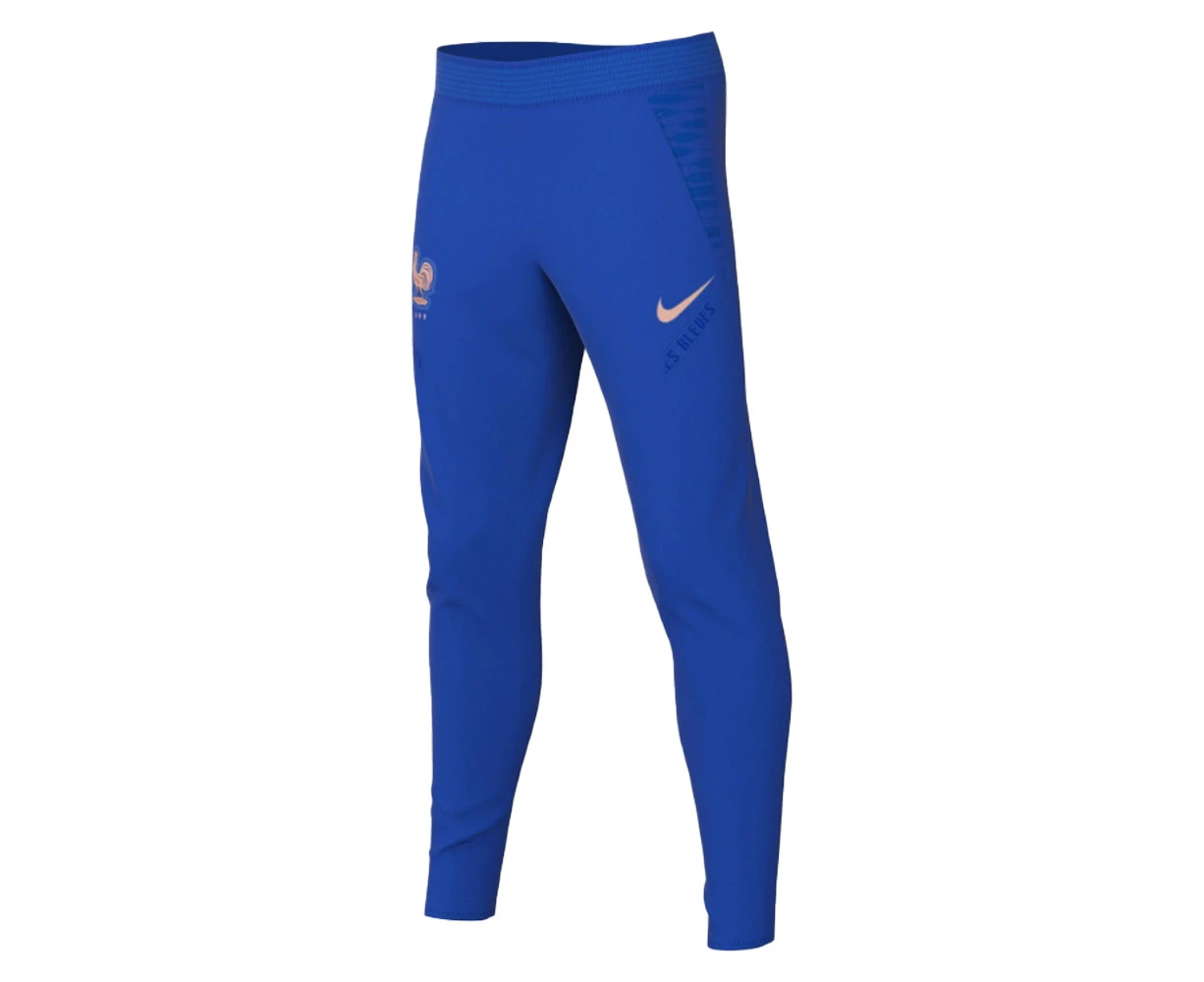 2022-2023 France Training Pants (Blue) - Kids