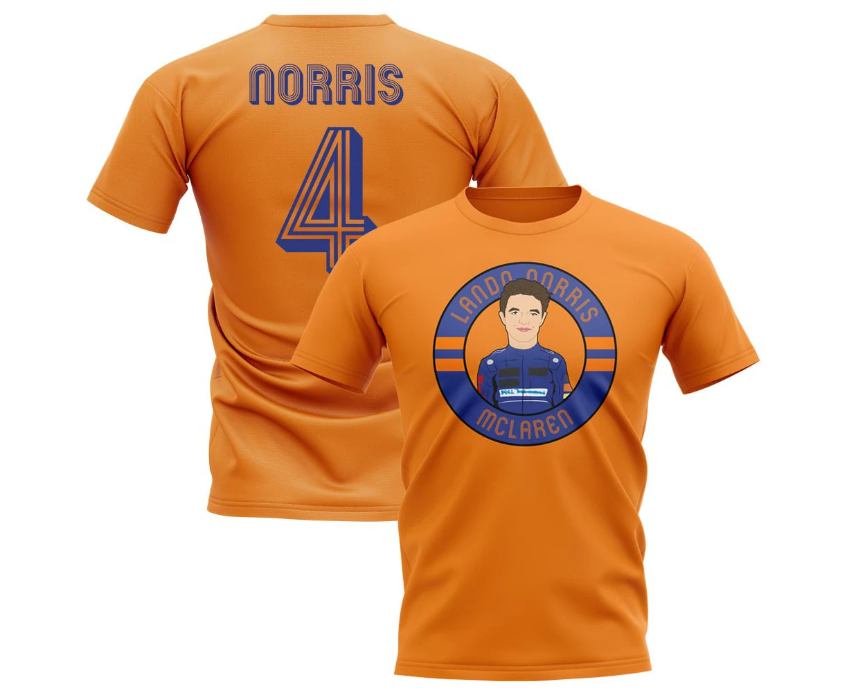 Lando Norris McLaren F1 Illustration T-Shirt (orange)