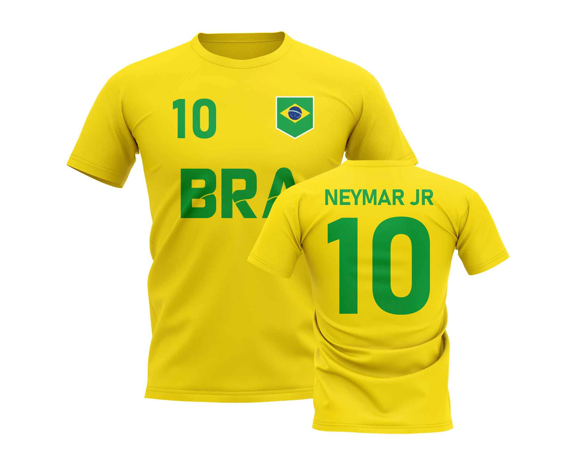 Neymar Jr Country Code Hero T-Shirt (Yellow)