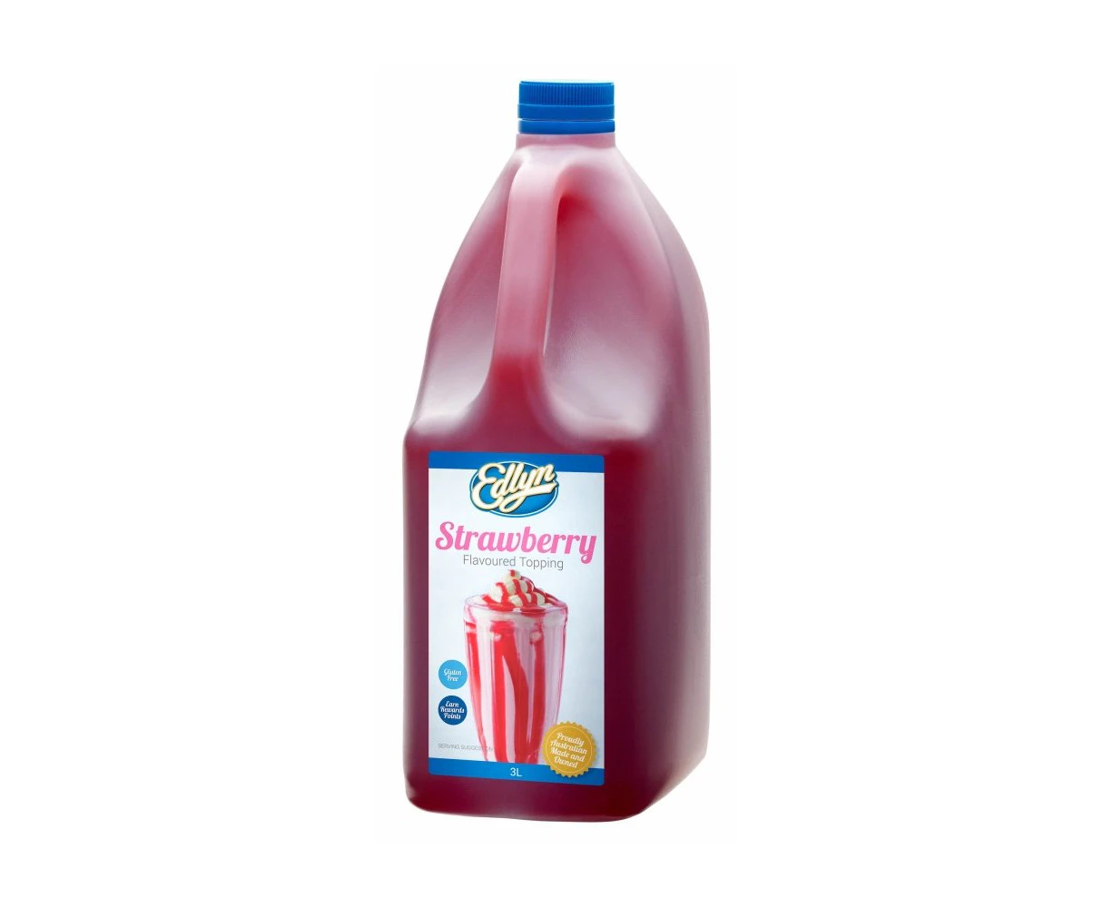 Edlyn Strawberry Topping 3 Lt