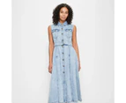 Target Sleeveless Denim Maxi Dress