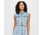 Target Sleeveless Denim Maxi Dress