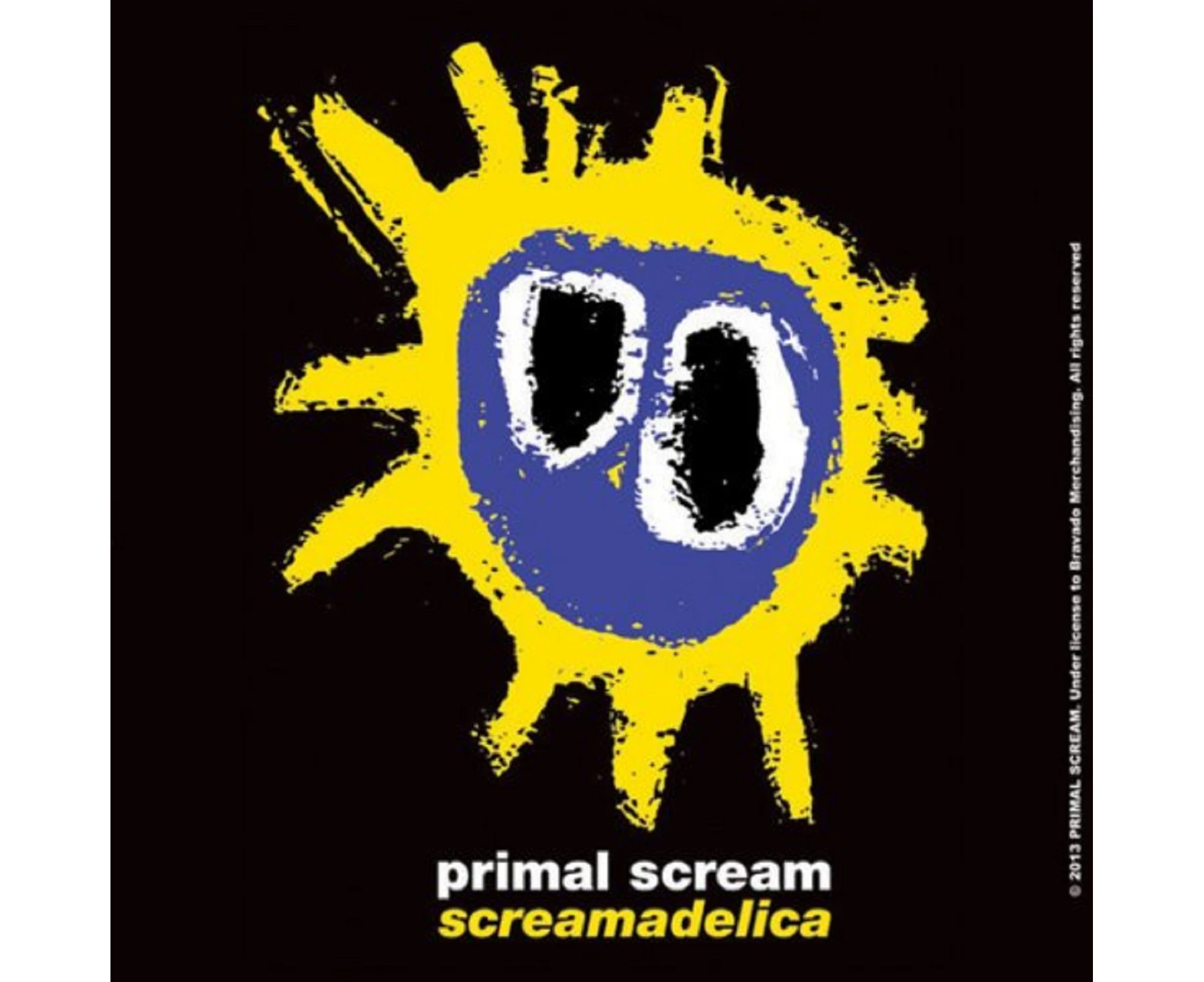 Primal Scream Coaster Screamadelica  Official 9.5Cm X 9.5Cm Single Cork